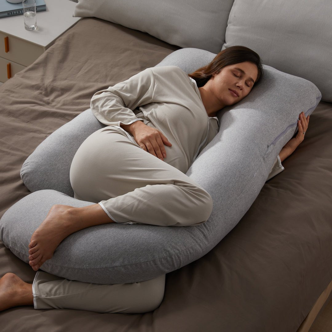 Fashion almohada entre las piernas embarazo