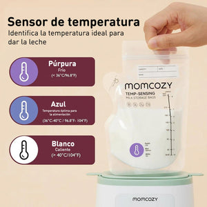 Bolsas para plmacenar leche materna con boquilla - MOMCOZY - Mini Nuts - Expertos en sillas de auto y coches de paseo