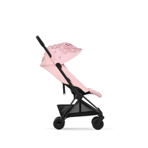 Coche de Paseo Cöya FE Simply Flowers Pink - Cybex Platinium - Mini Nuts - Expertos en sillas de auto y coches de paseo para bebés