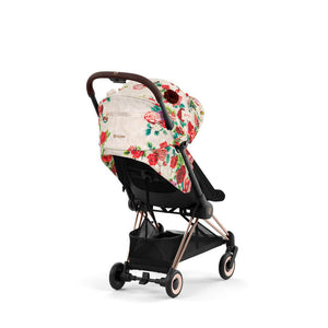 Coche de Paseo Cöya FE Spring Blossom Light Beige - Cybex Platinum - Mini Nuts - Expertos en sillas de auto y coches de paseo para bebés