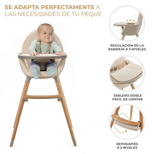 Silla de comer 2 en 1 Fini 2 - KinderKraft - Mini Nuts - Expertos en sillas de auto y coches de paseo