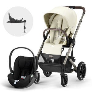 Travel System Balios S Lux 3.0 - Cybex Gold - Mini Nuts - Expertos en sillas de auto y coches de paseo