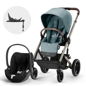 Travel System Balios S Lux 3.0 - Cybex Gold - Mini Nuts - Expertos en sillas de auto y coches de paseo