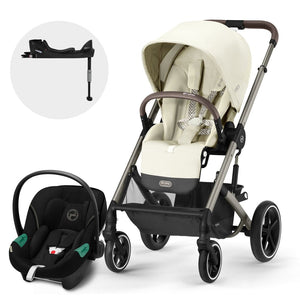 Travel System Balios S Lux 3.0 - Cybex Gold - Mini Nuts - Expertos en sillas de auto y coches de paseo