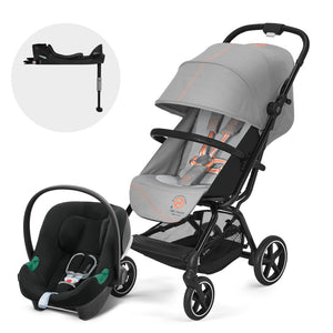 Travel System Eezy S Plus 2 - Cybex Gold - Mini Nuts - Expertos en sillas de auto y coches de paseo