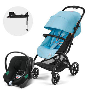 Travel System Eezy S Plus 2 - Cybex Gold - Mini Nuts - Expertos en sillas de auto y coches de paseo