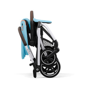 Travel System Eezy S Twist Plus 2 + Aton G + Base - Cybex Gold - Mini Nuts - Expertos en sillas de auto y coches de paseo