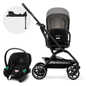 Travel System Eezy S Twist Plus 2 - Cybex Gold - Mini Nuts - Expertos en sillas de auto y coches de paseo