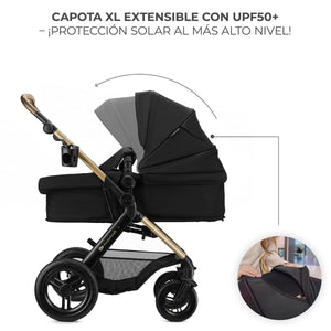 Travel System Moov 2 XL 3 en 1 - KinderKraft - Mini Nuts - Expertos en sillas de auto y coches de paseo