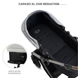 Travel System Moov 2 XL 3 en 1 - KinderKraft - Mini Nuts - Expertos en sillas de auto y coches de paseo