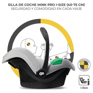 Travel System Moov 2 XL 3 en 1 - KinderKraft - Mini Nuts - Expertos en sillas de auto y coches de paseo