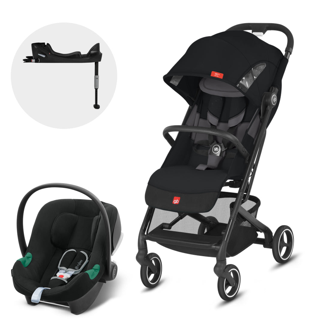 Travel System Qbit Plus All City - GB / Cybex - Mini Nuts - Expertos en sillas de auto y coches de paseo