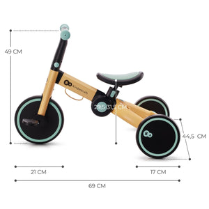 Triciclo 3 en 1 4Trike - KinderKraft - Mini Nuts - Expertos en sillas de auto y coches de paseo