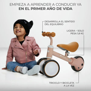 Triciclo Cutie - KinderKraft - Mini Nuts - Expertos en sillas de auto y coches de paseo para bebés