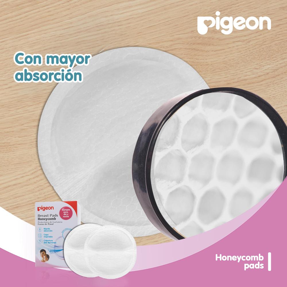 Absorbentes de lactancia HoneyComb 60 Uni. Pigeon - Pigeon-MiniNuts expertos en coches y sillas de auto para bebé